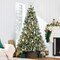 Pre Lit Full Scotch Pine Christmas Tree 1,500 Twinkling Micro LED Lights White & Multicolor, for Holiday Decor and Celebrations